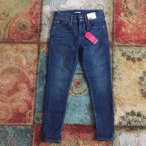 Express Cropped Mid-Rise Jeans